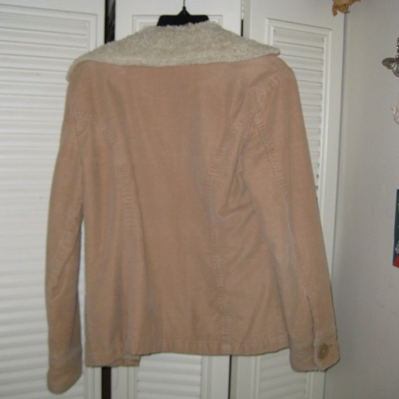 AEROPOSTALE beige tan Shearling Fall jacket - Picture 3 of 5